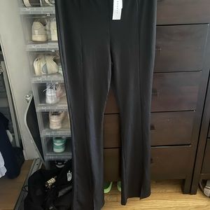 Split hem flare leg lounge pants